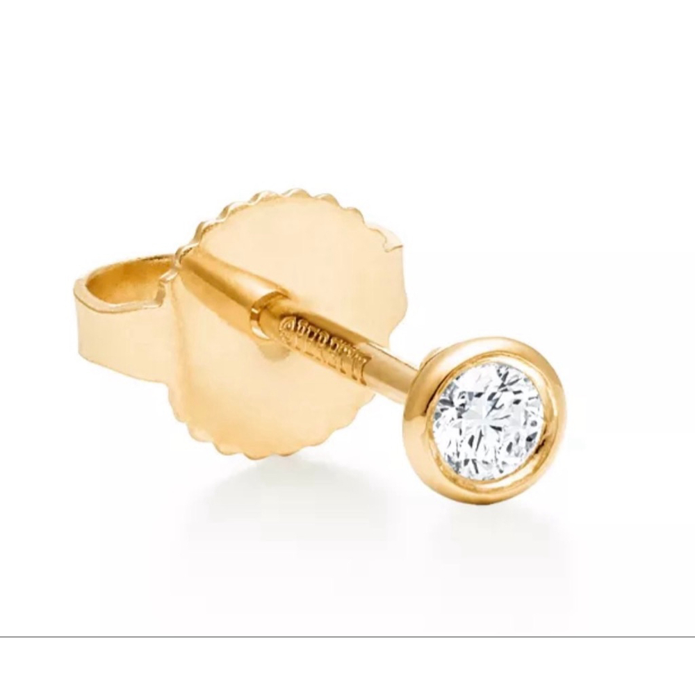 Tiffany & Co. Peretti Diamonds by the Yard® Earrings in 18k Yellow Gold 0.10 Ct - Picture 5 of 10